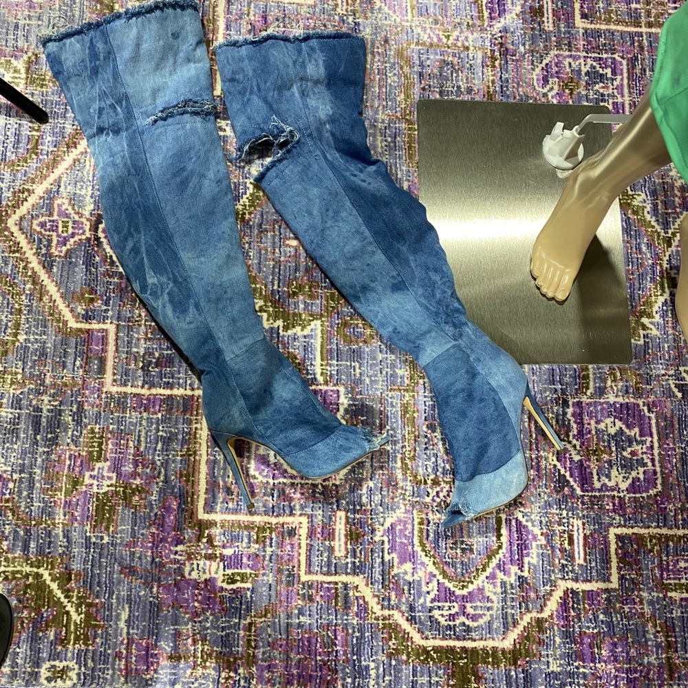 Blue Jean boots